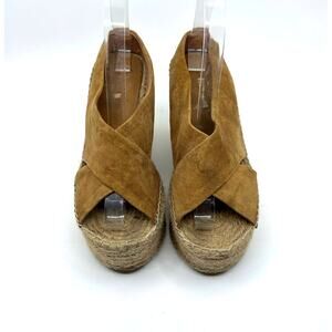 Sigerson Morrison Suede Wedges Sandals Women's 7.5 US